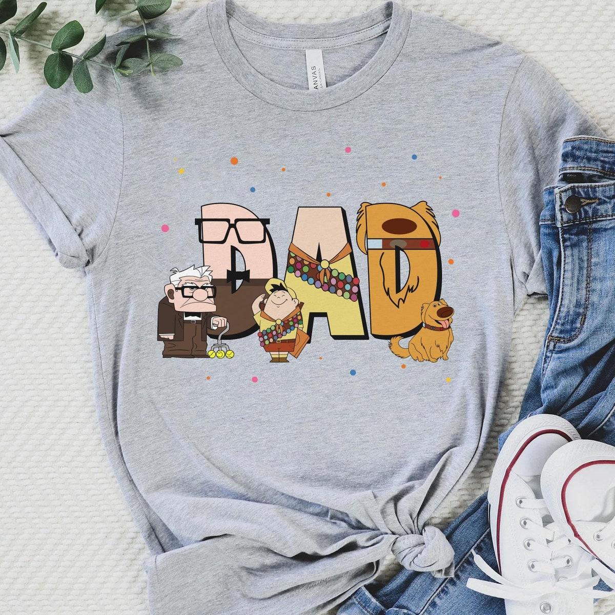 Custom Dad Up Movie Personalized Father's Day Shirt 4