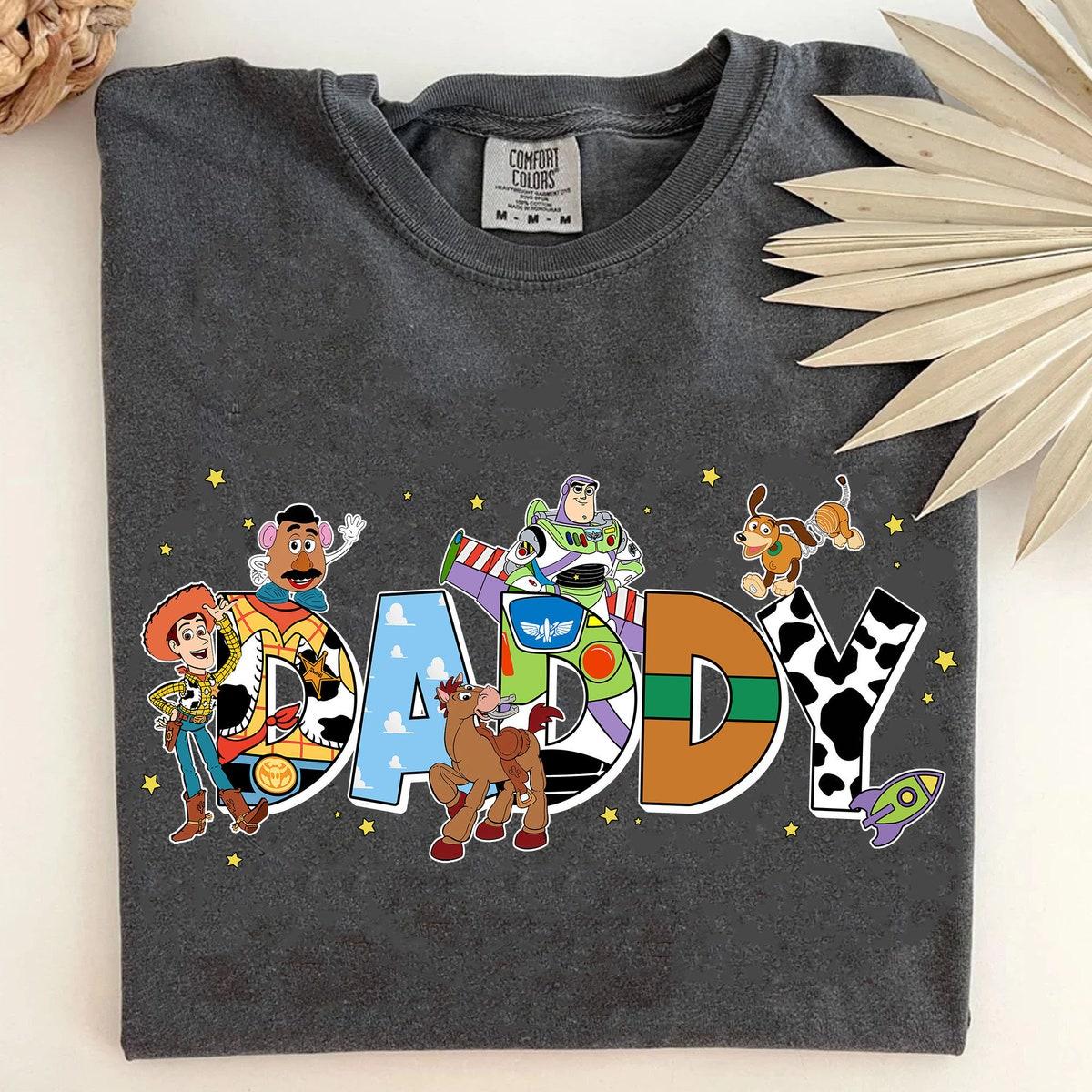 Custom Daddy With Toy Story Themed Personalized Shirt 1