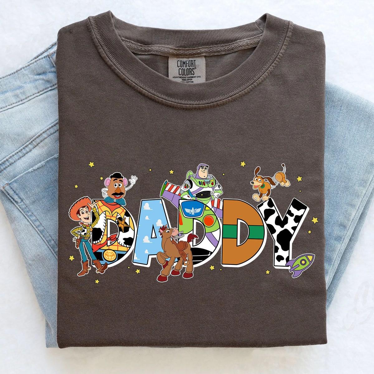 Custom Daddy With Toy Story Themed Personalized Shirt 5