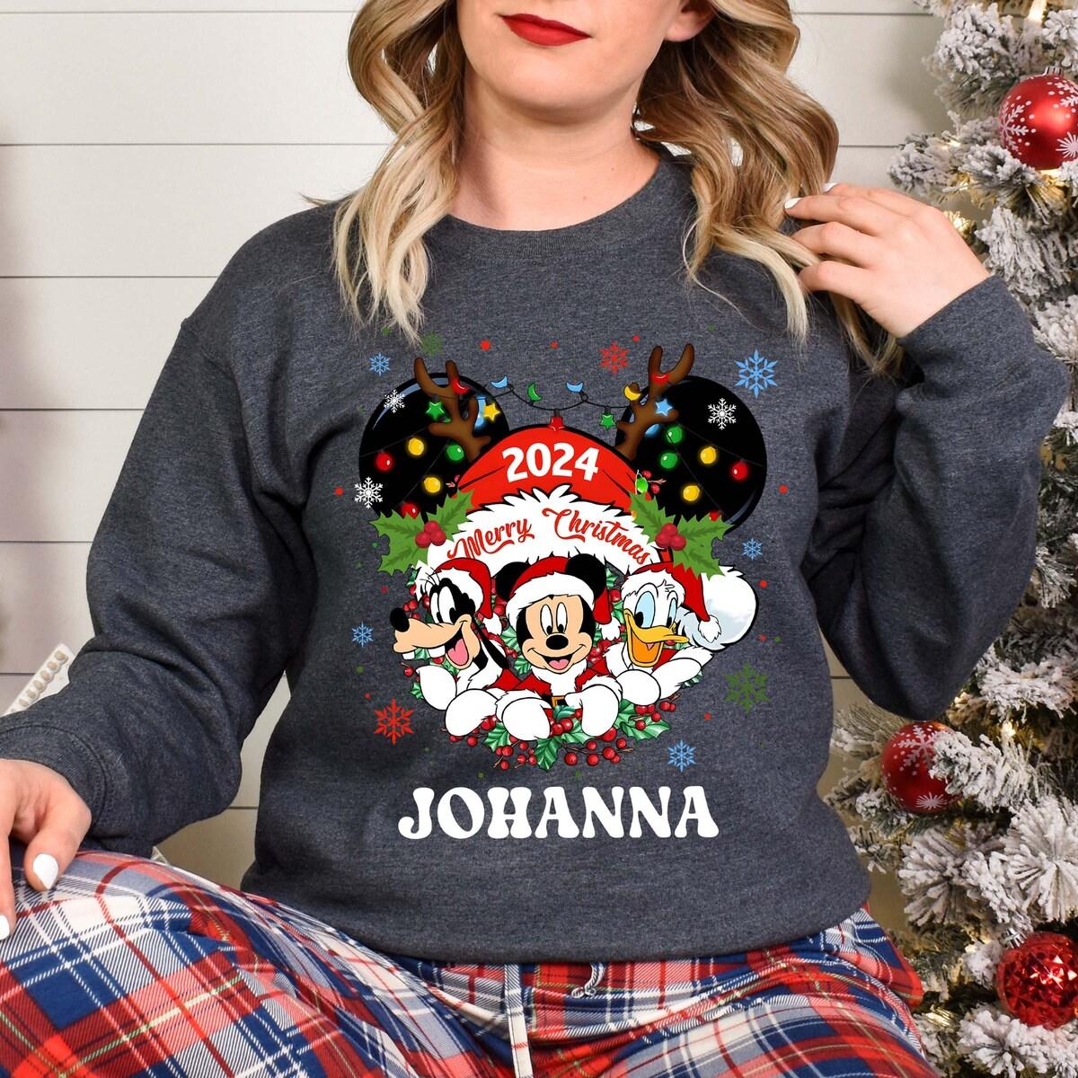 Custom Disney Mickey Mouse And Friends Christmas Shirt 3