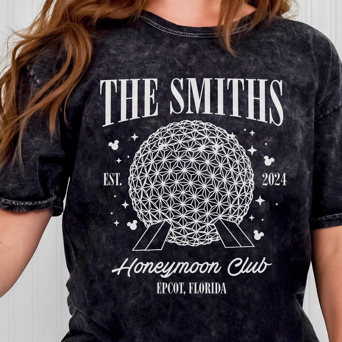 Custom Epcot Couple Honeymoon Club Shirt 1