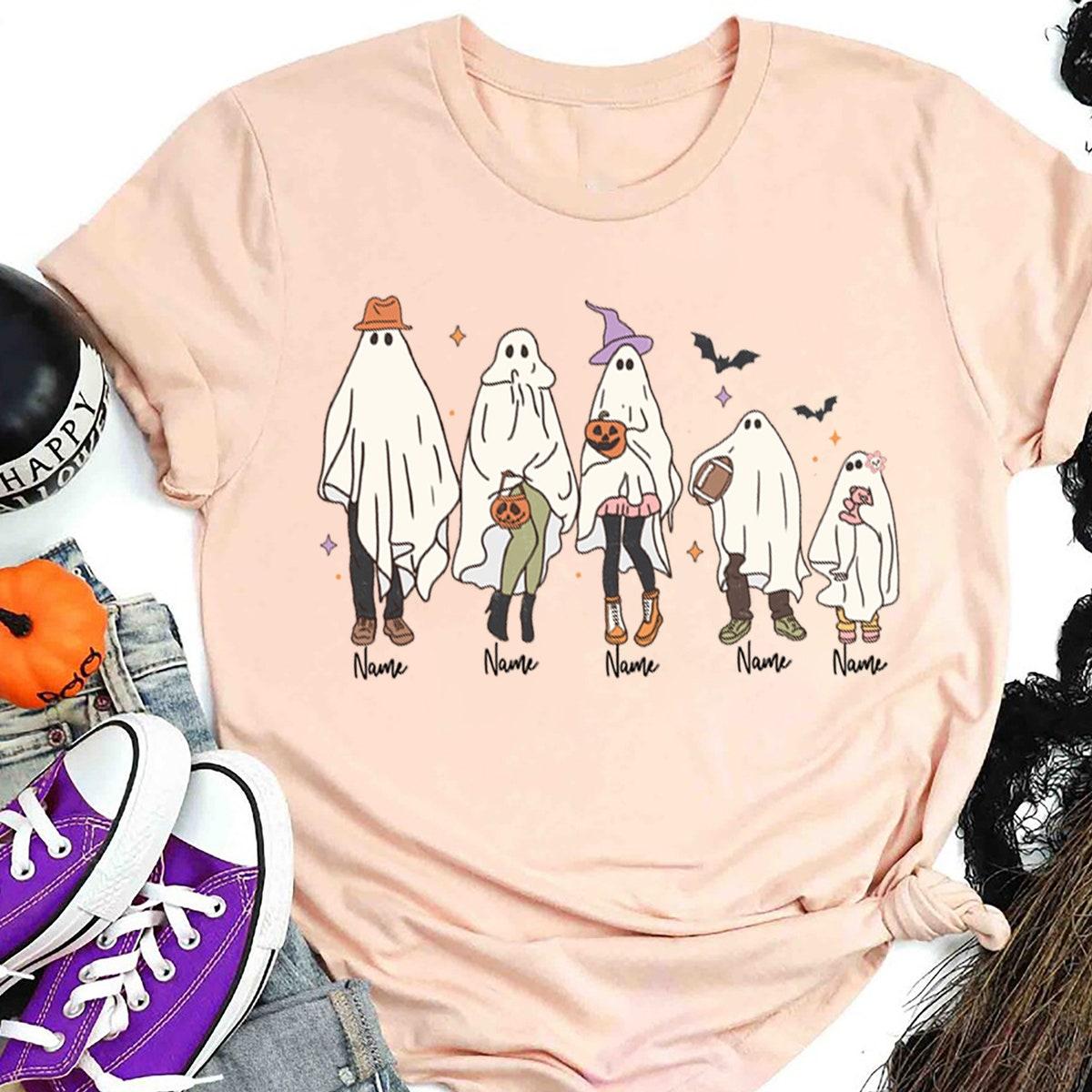 Custom Family Halloween Ghost Shirt 1