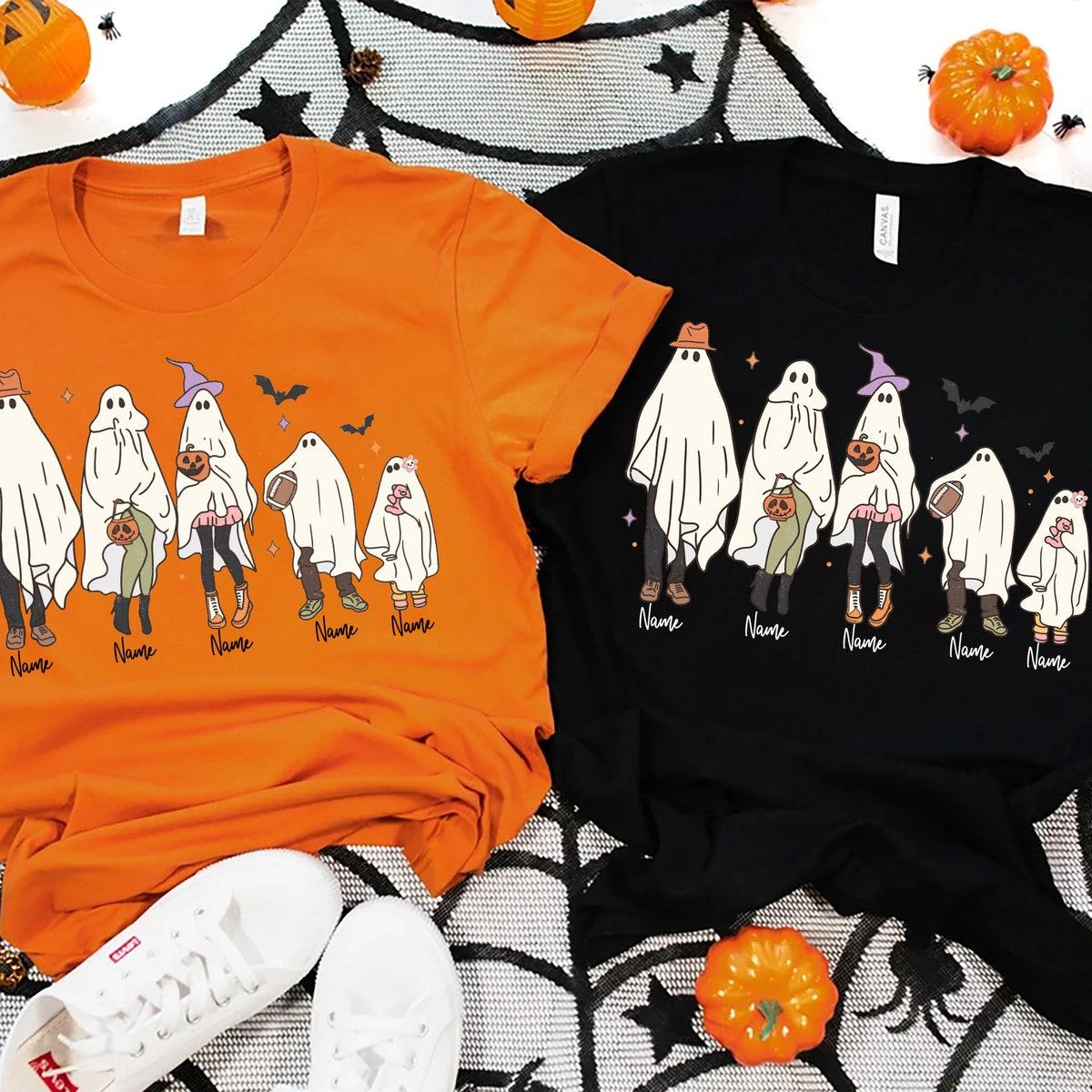 Custom Family Halloween Ghost Shirt 2