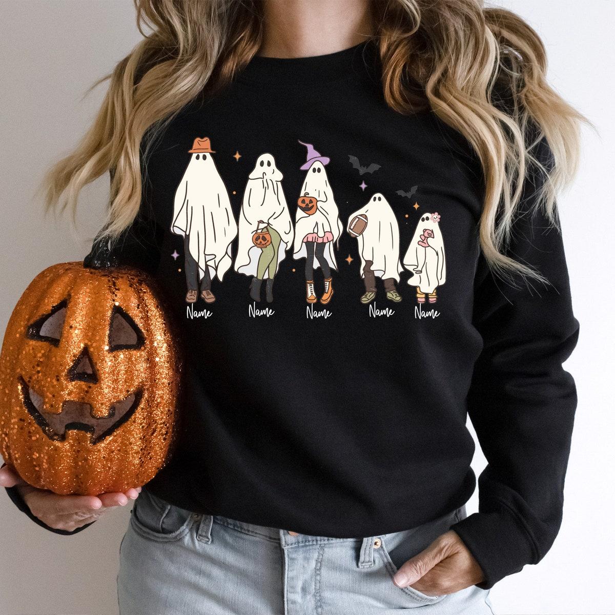 Custom Family Halloween Ghost Shirt 5