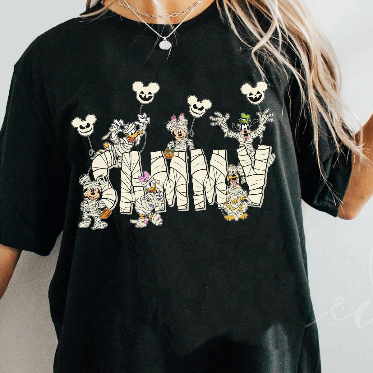 Custom Halloween Mickey And Friends Mummy Shirt 6