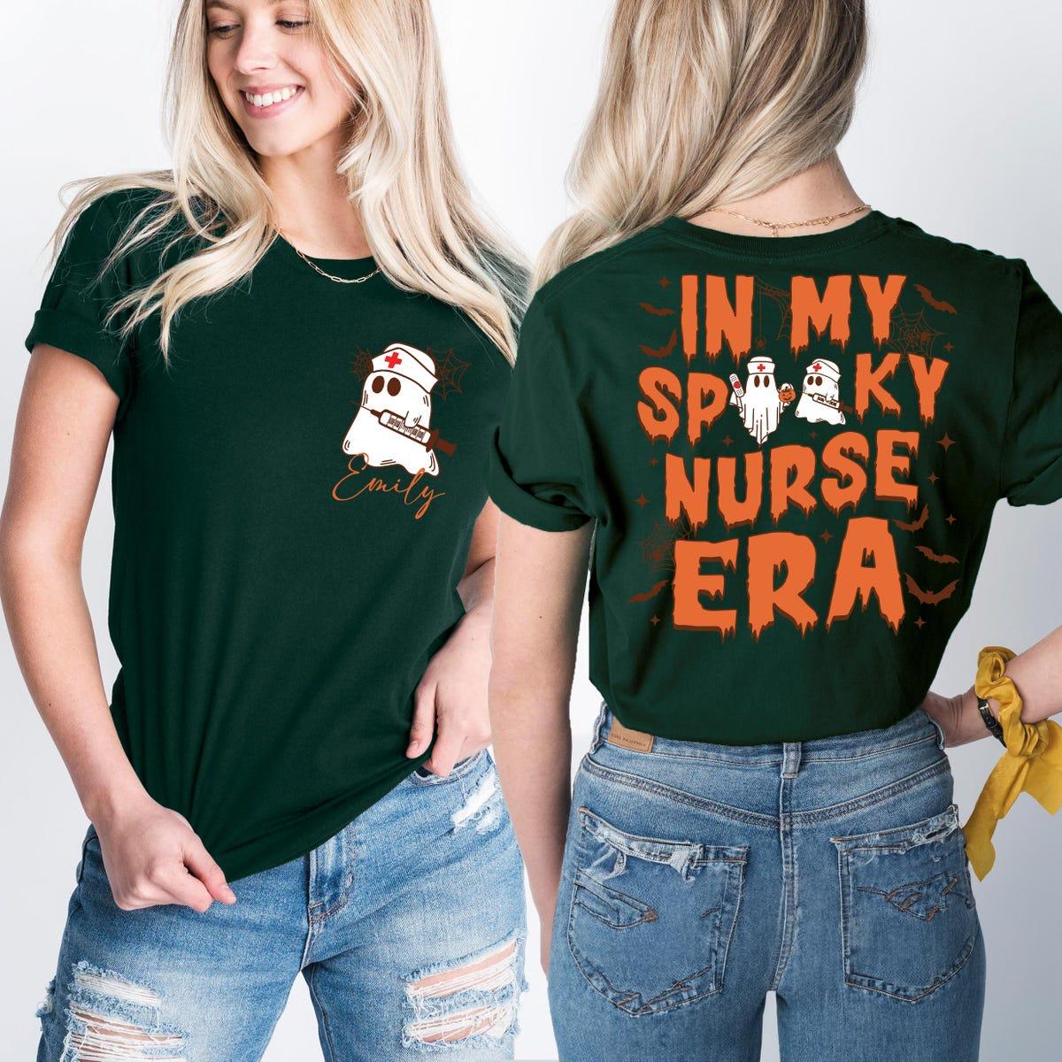 Custom Halloween Nurse In My Spooky Nurse Era Shirt 5