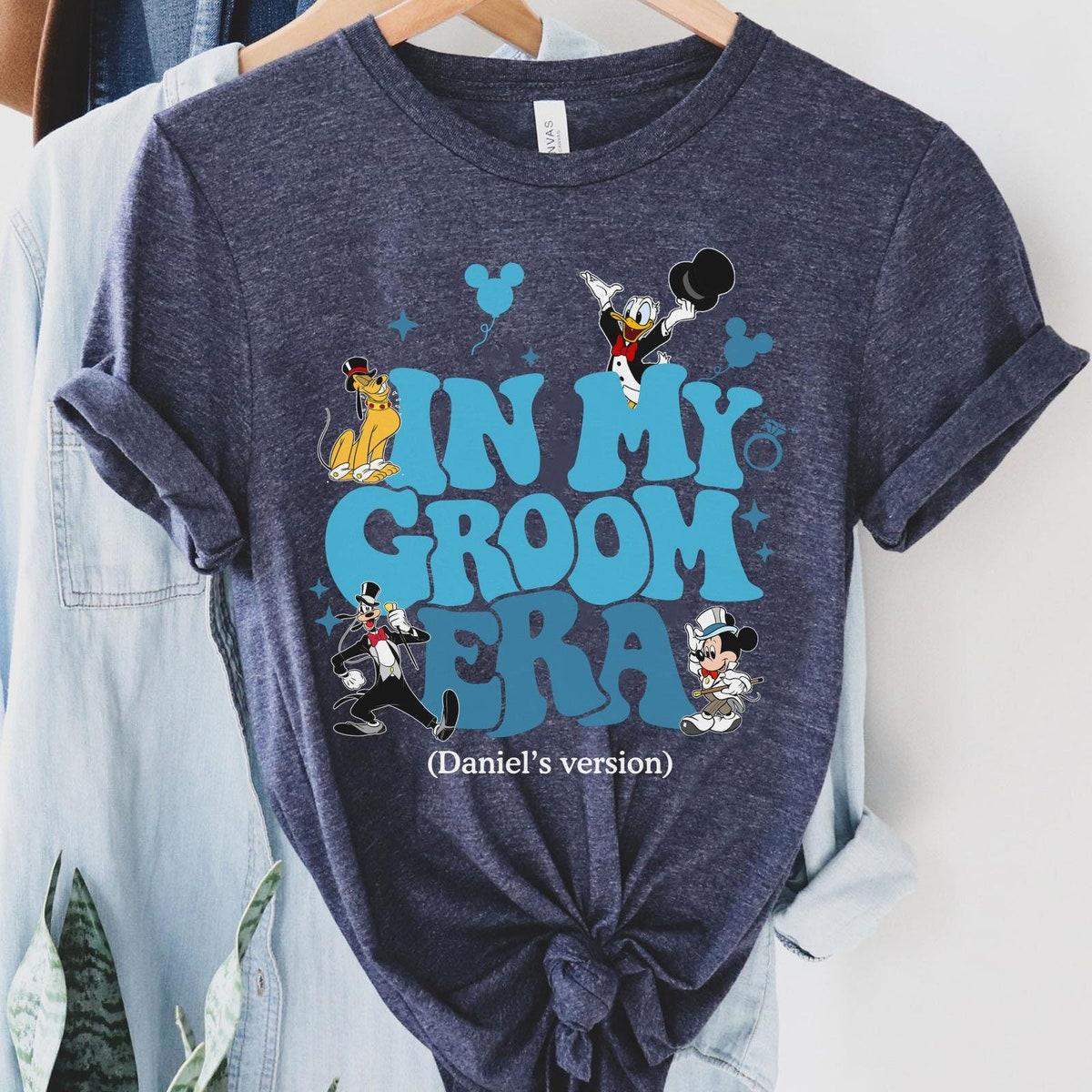 Custom Mickey And Friends In My Bride Groom Era Shirt 4