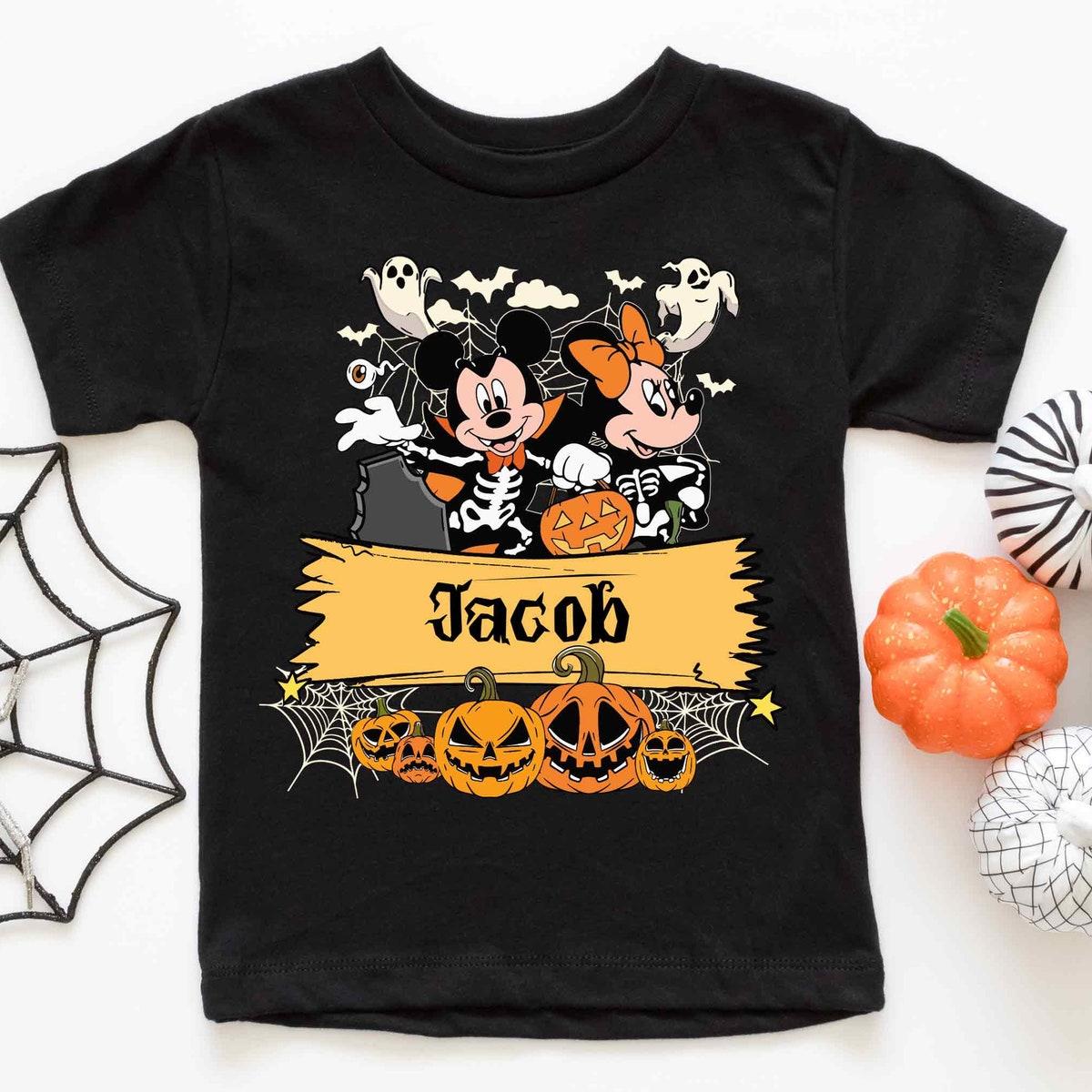 Custom Mickey And Minnie Halloween Shirt 3