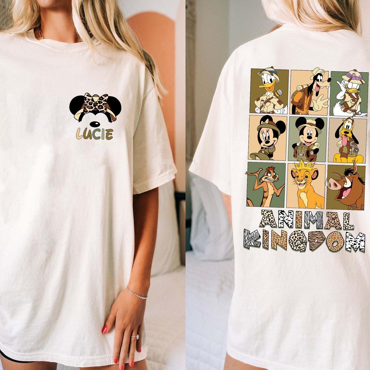 Custom Mickey Minnie Animal Kingdom Shirt 1