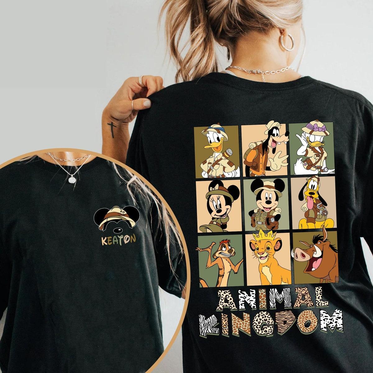 Custom Mickey Minnie Animal Kingdom Shirt 3