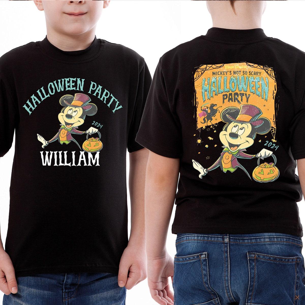 Custom Mickey's Not So Scary Halloween Party Shirt 3