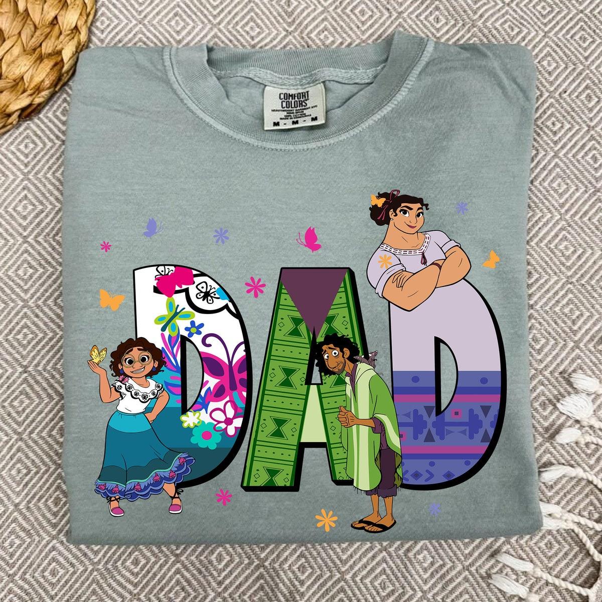 Custom Name Dad With Encanto Themed Personalized Shirt 3