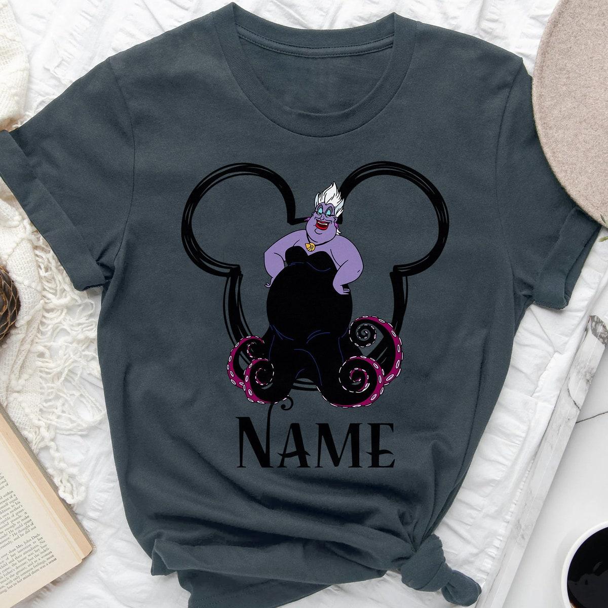 Custom Name Little Mermaid Group Shirt 4