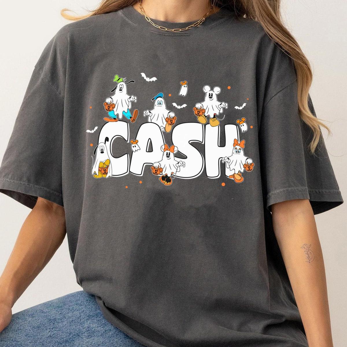 Custom Name Mickey And Friends Halloween Boo Ghost Shirt 3