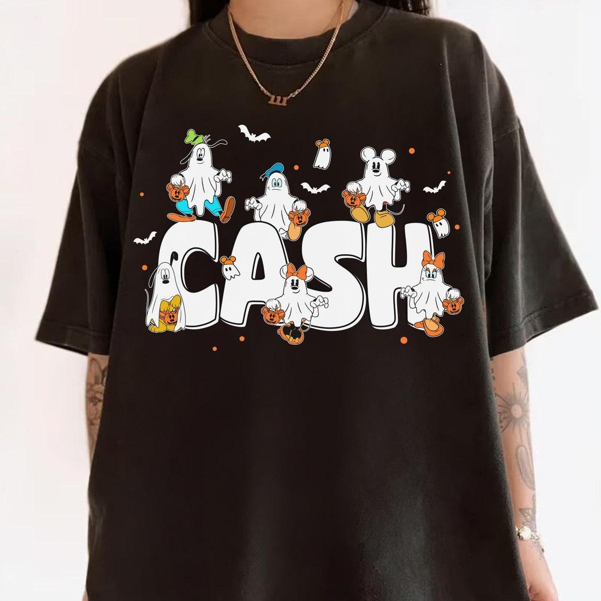 Custom Name Mickey And Friends Halloween Boo Ghost Shirt 5