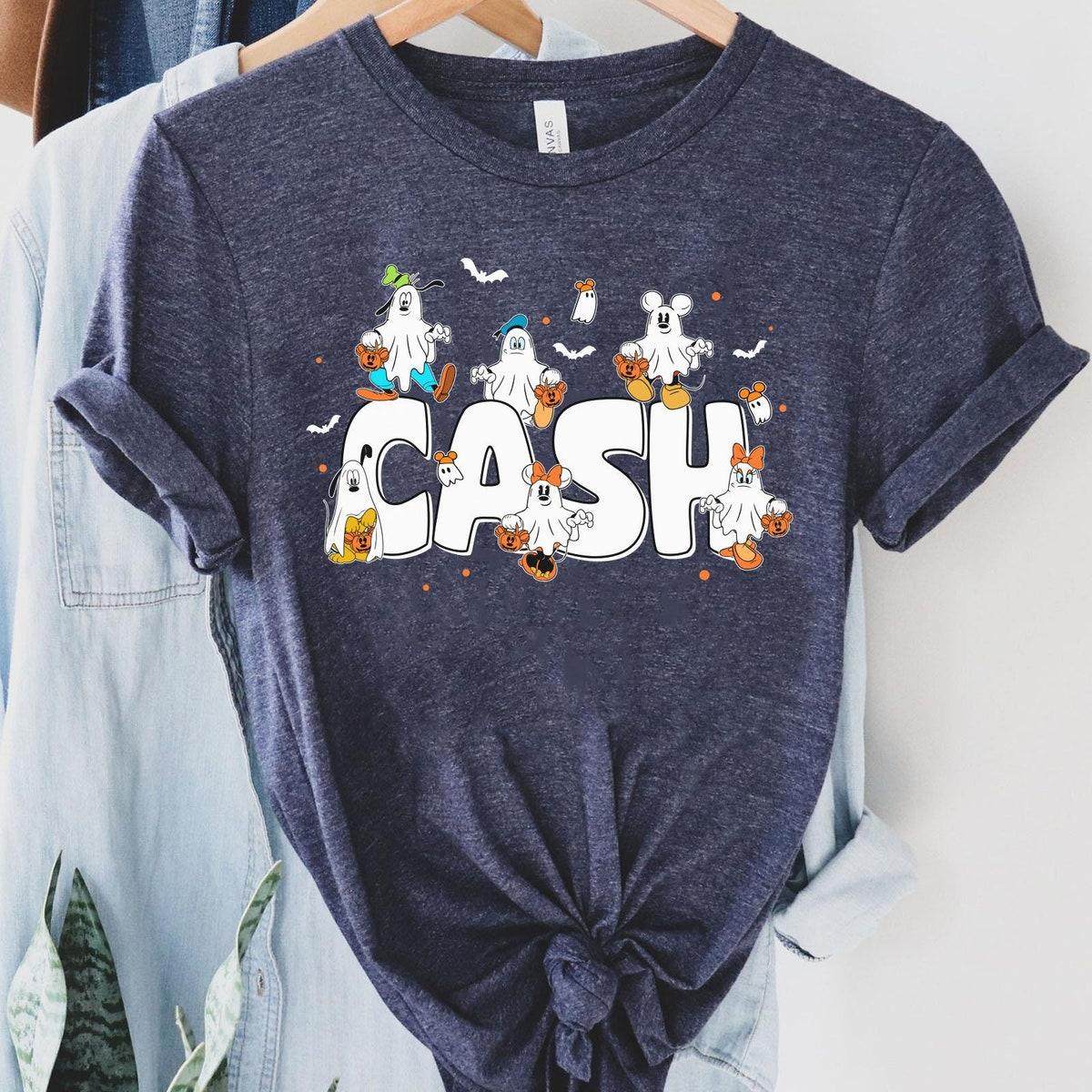 Custom Name Mickey And Friends Halloween Boo Ghost Shirt 6