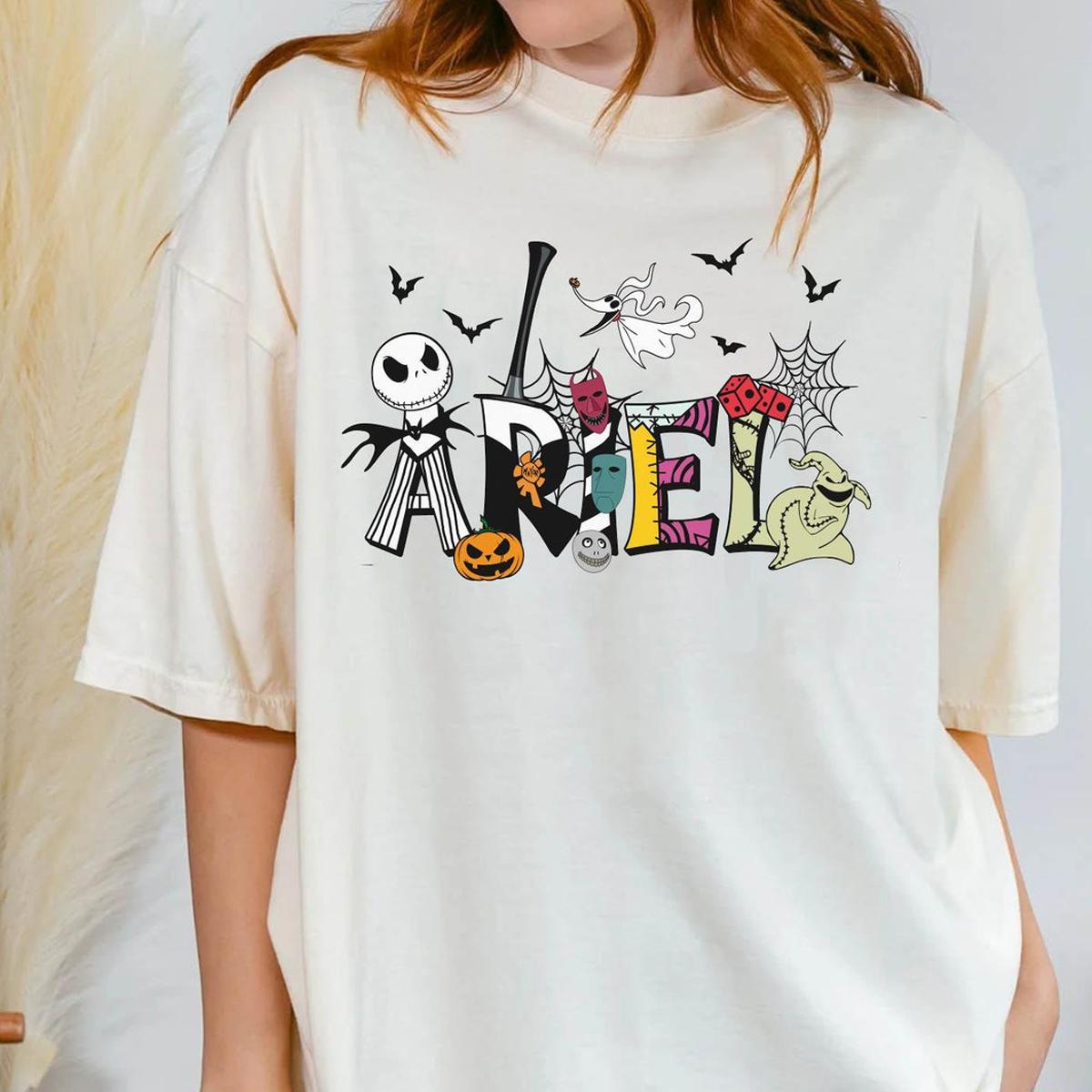 Custom Name Nightmare Before Christmas Kid Shirt 3