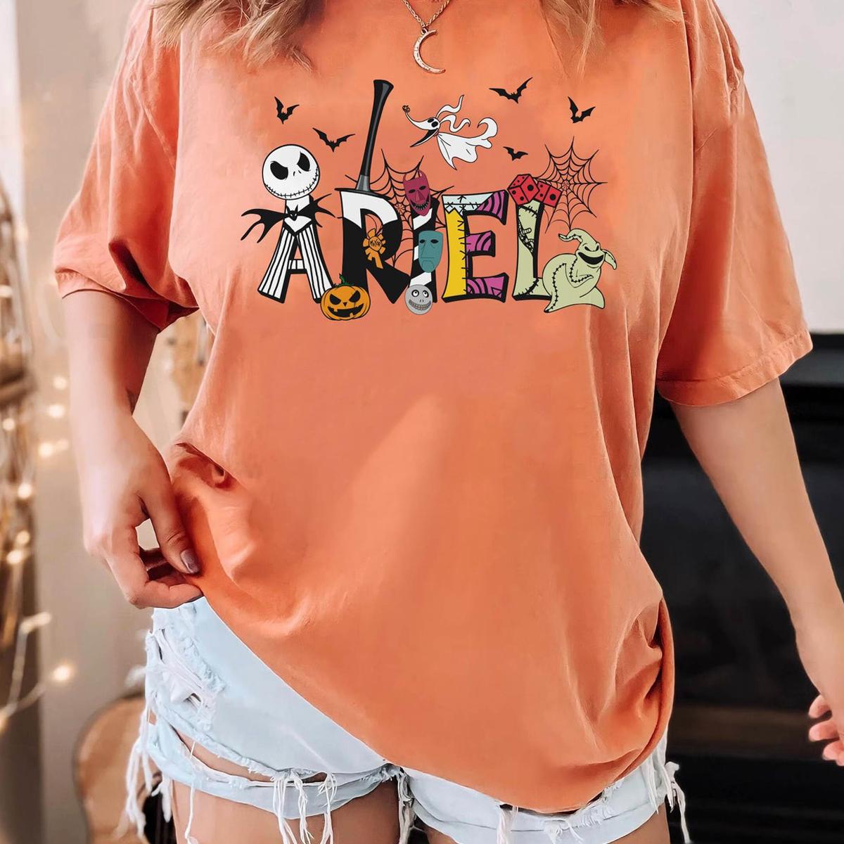 Custom Name Nightmare Before Christmas Kid Shirt 5