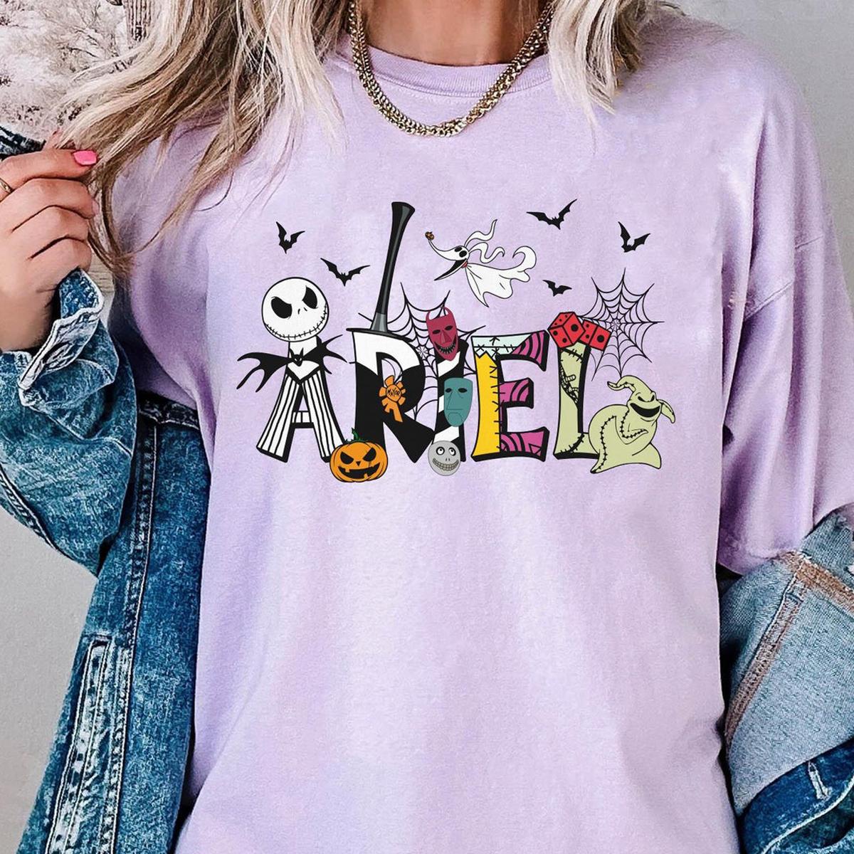 Custom Name Nightmare Before Christmas Kid Shirt 6