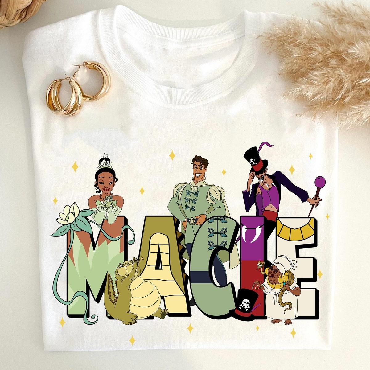 Custom Name The Princess And The Frog Themed Personalized Shirt 1