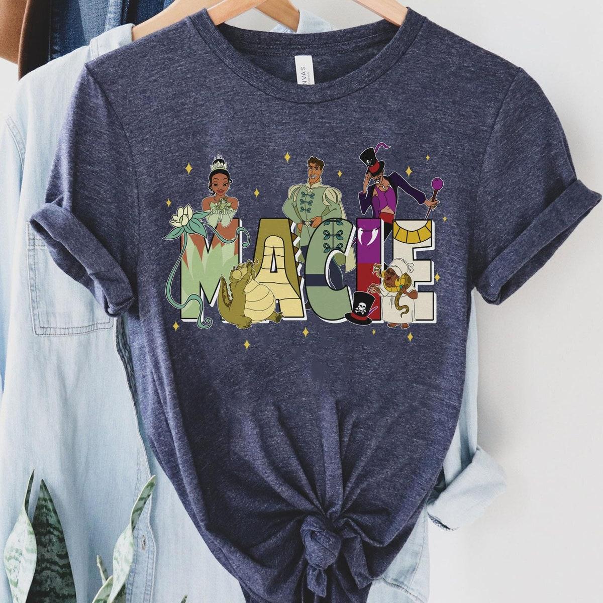 Custom Name The Princess And The Frog Themed Personalized Shirt 4