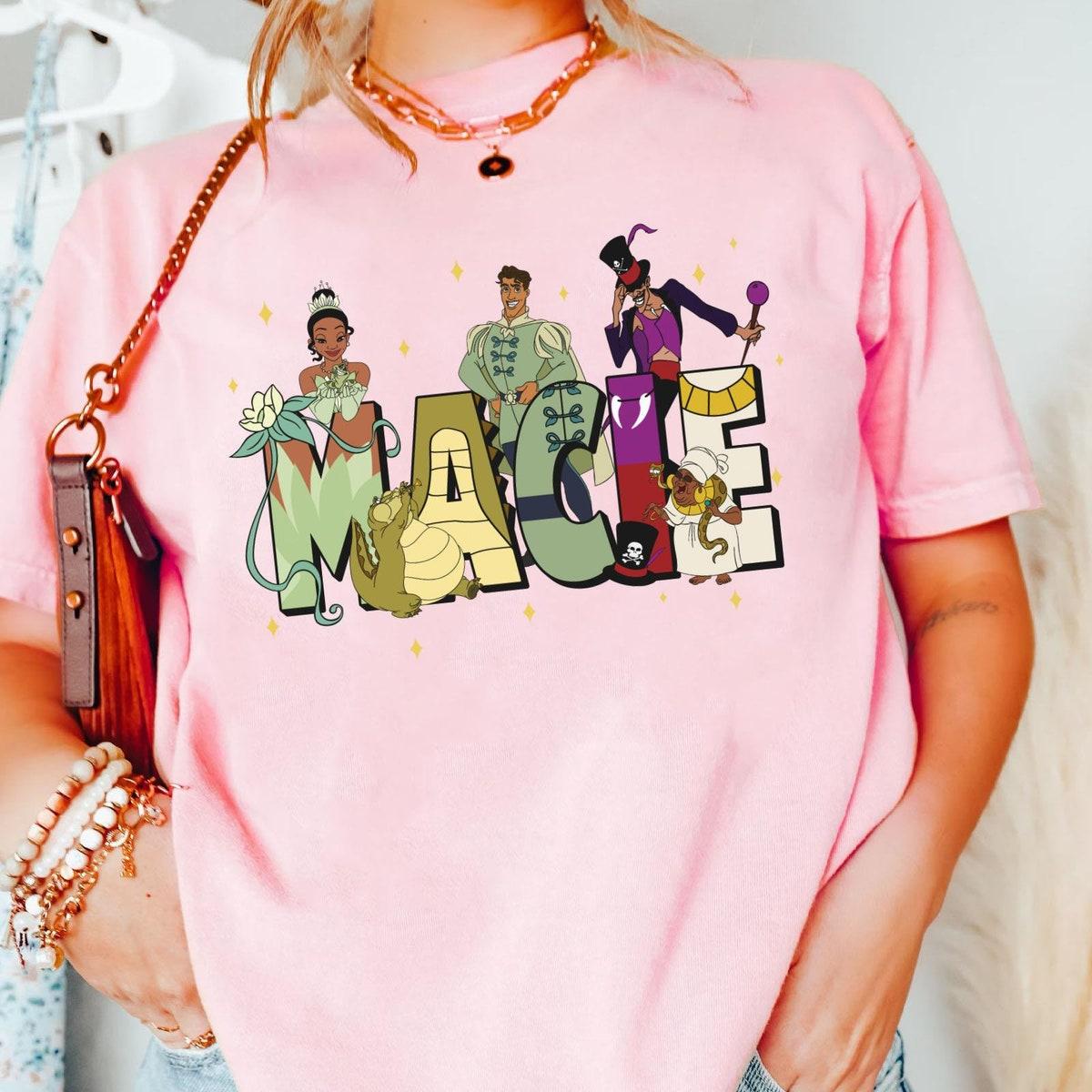 Custom Name The Princess And The Frog Themed Personalized Shirt 5