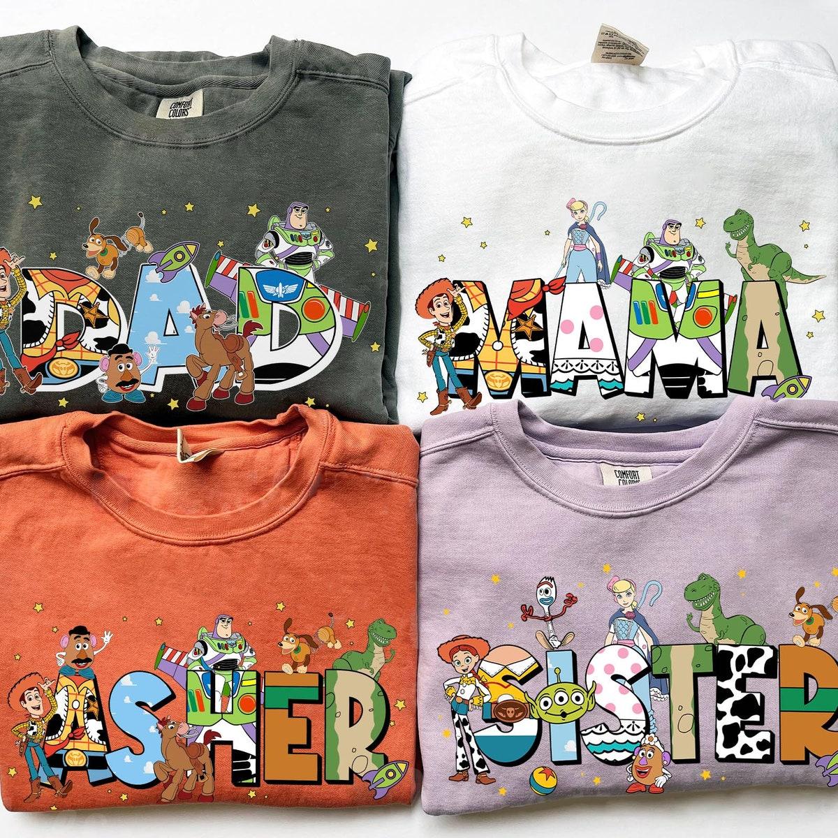 Custom Name Toy Story Family Matching Personalized Shirt 1