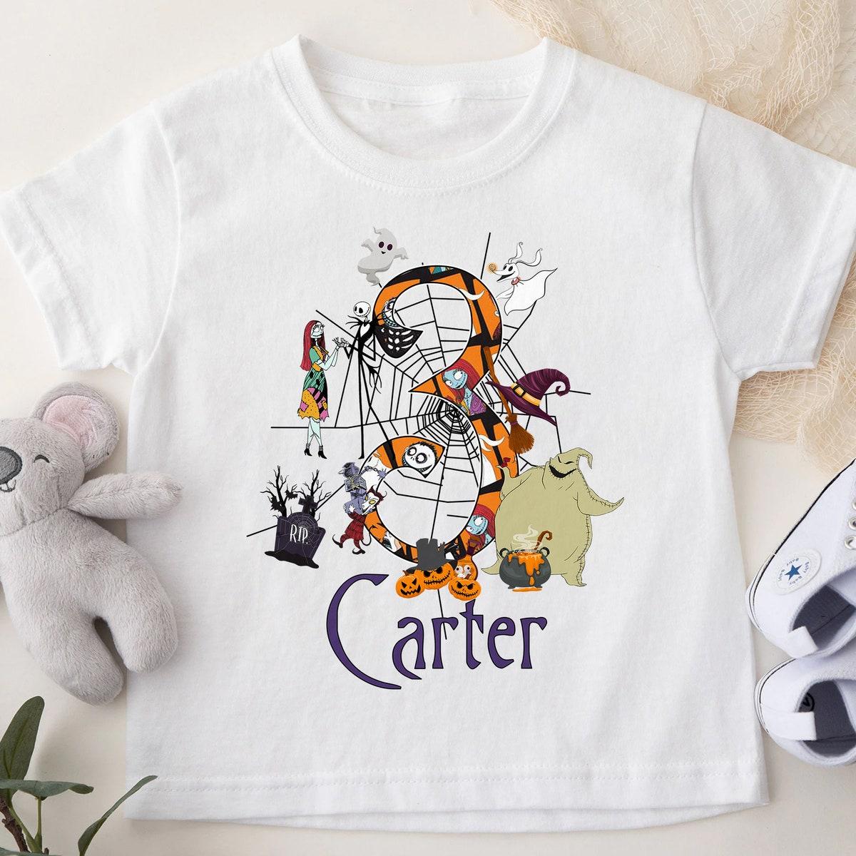 Custom Nightmare Before Christmas Birthday Family Shirt 2