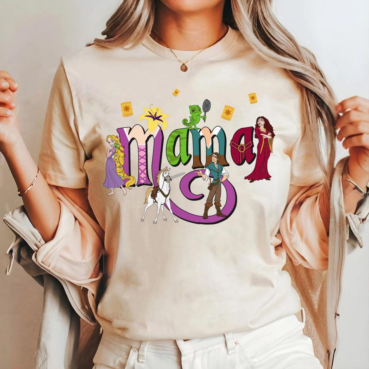 Custom Tangled Mama Shirt 2