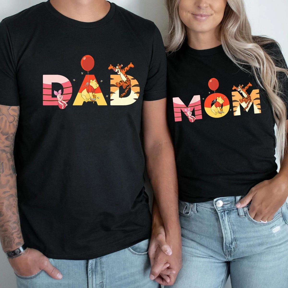 Custom Title Dad And Mom Shirt 1