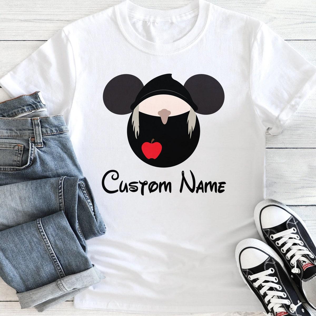 Custom Villains Movie Squad Mickey Mouse Ears Symbol Group Matching Shirt 2