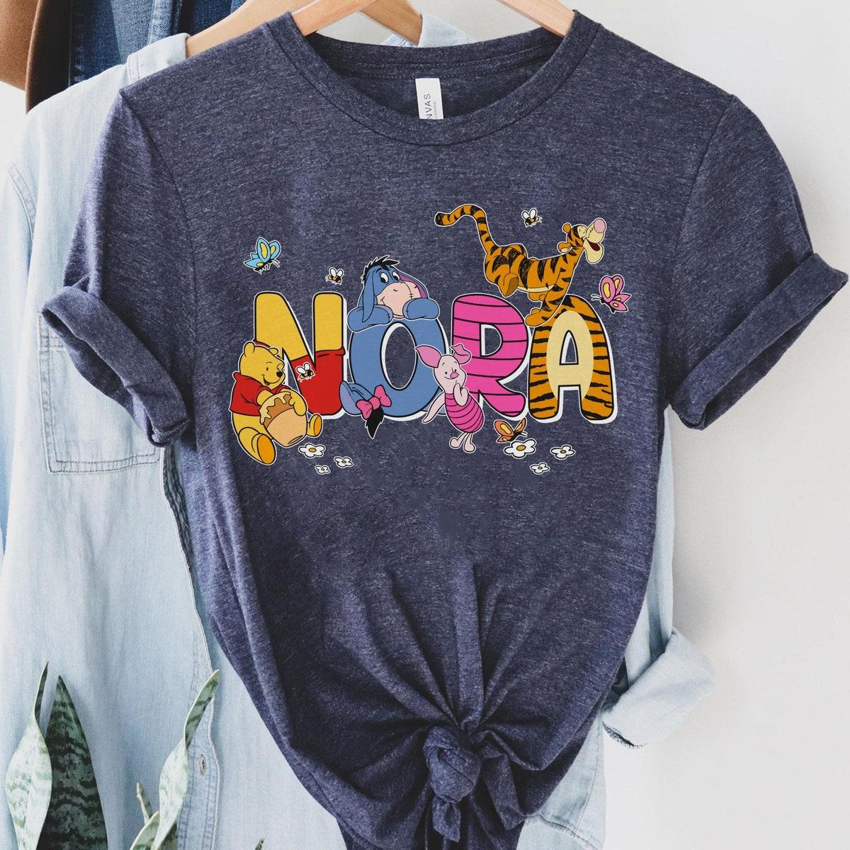 Custom Winnie The Pooh Family Matching Personalized Shirt 4