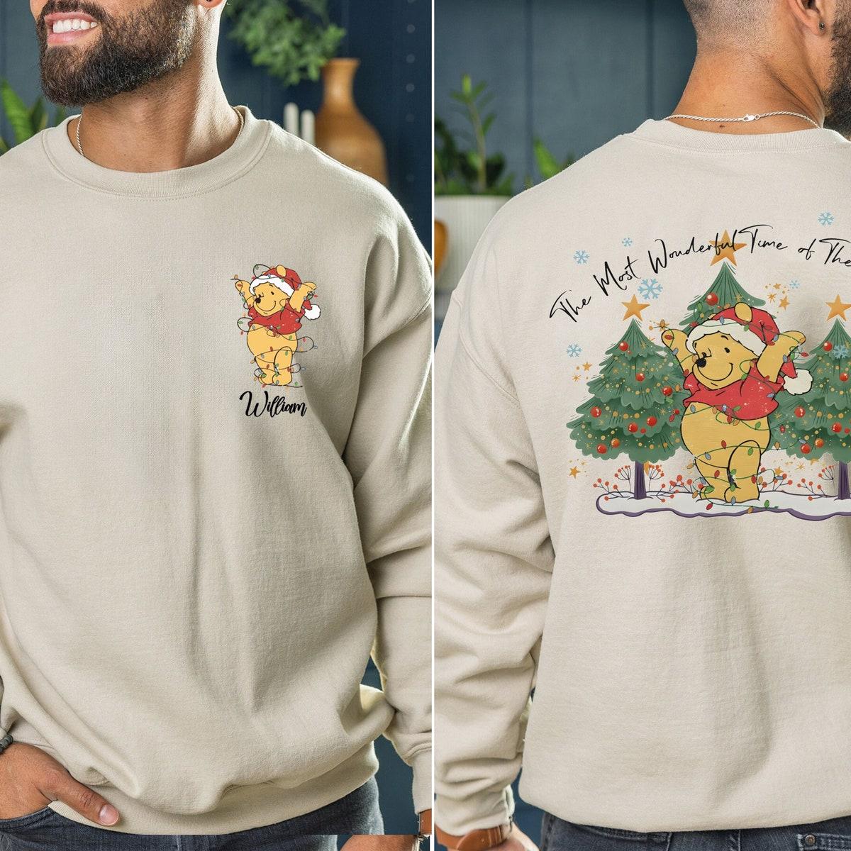 Custom Winnie The Pooh The Most Wonderful Time Of The Year Shirt 3