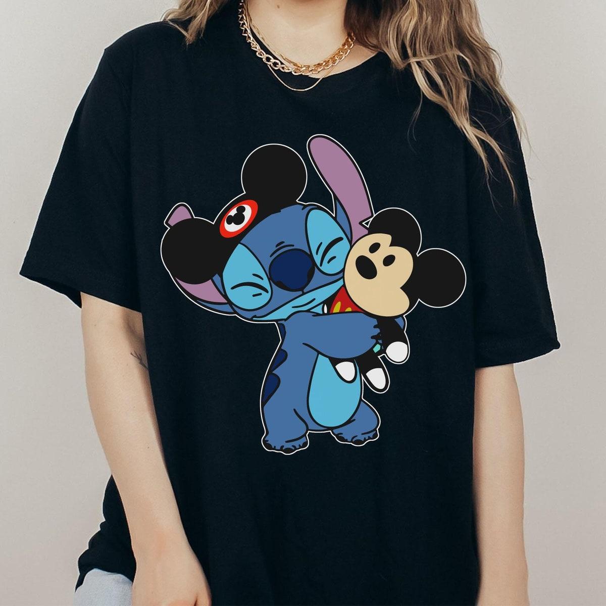 Cute Stitch And Mickey Mouse Doll Lilo And Stitch Shirt 2