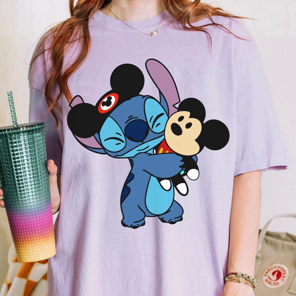 Cute Stitch And Mickey Mouse Doll Lilo And Stitch Shirt 4