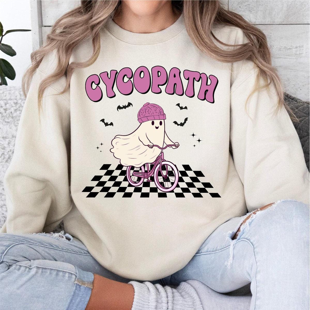 Cycopath Ghost Cycling Spooky Season Shirt 1