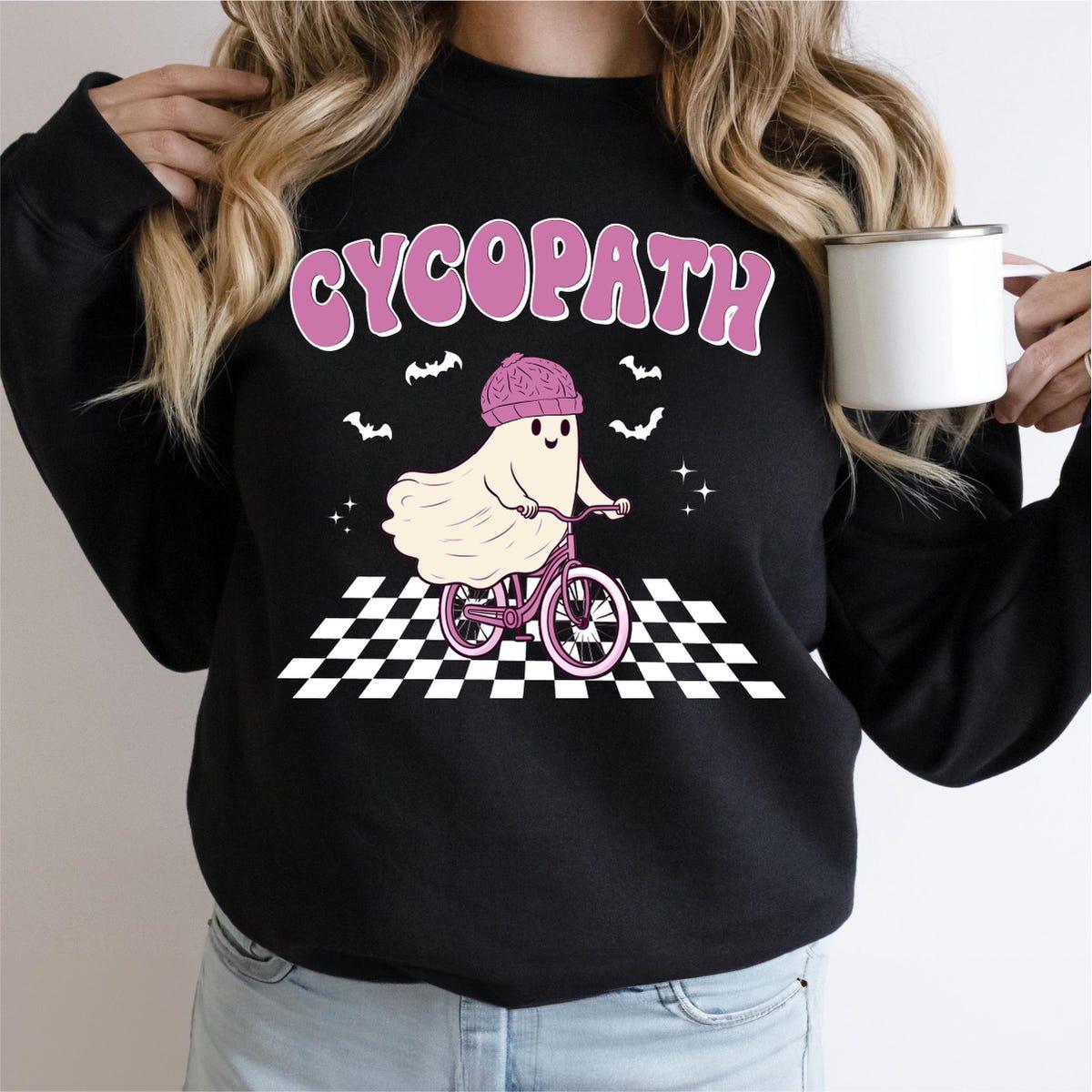 Cycopath Ghost Cycling Spooky Season Shirt 2