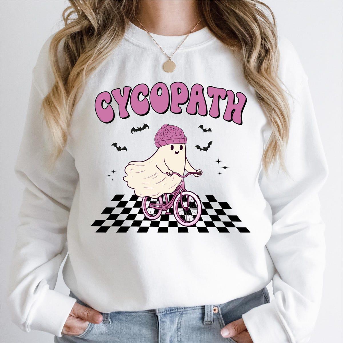 Cycopath Ghost Cycling Spooky Season Shirt 3