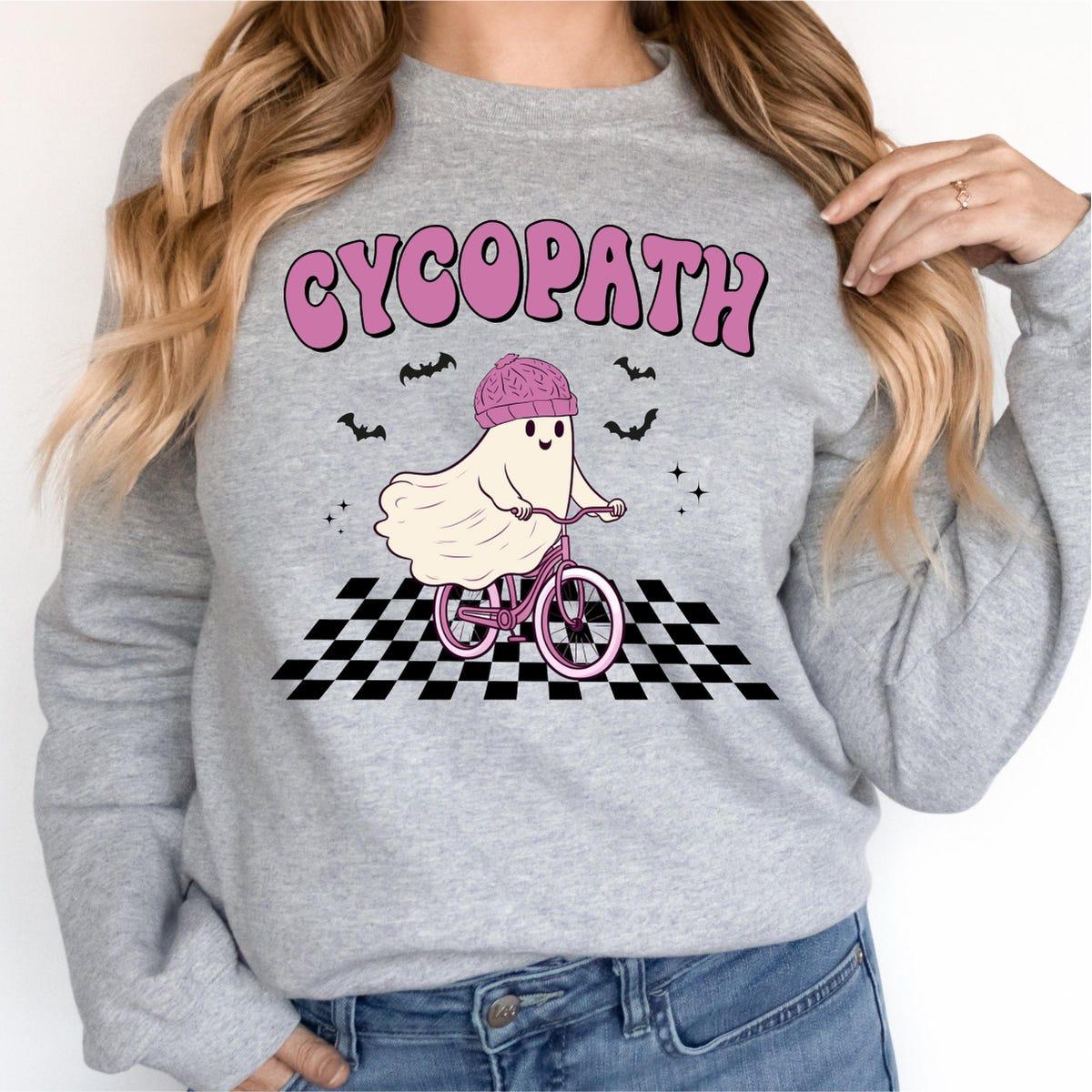 Cycopath Ghost Cycling Spooky Season Shirt 4