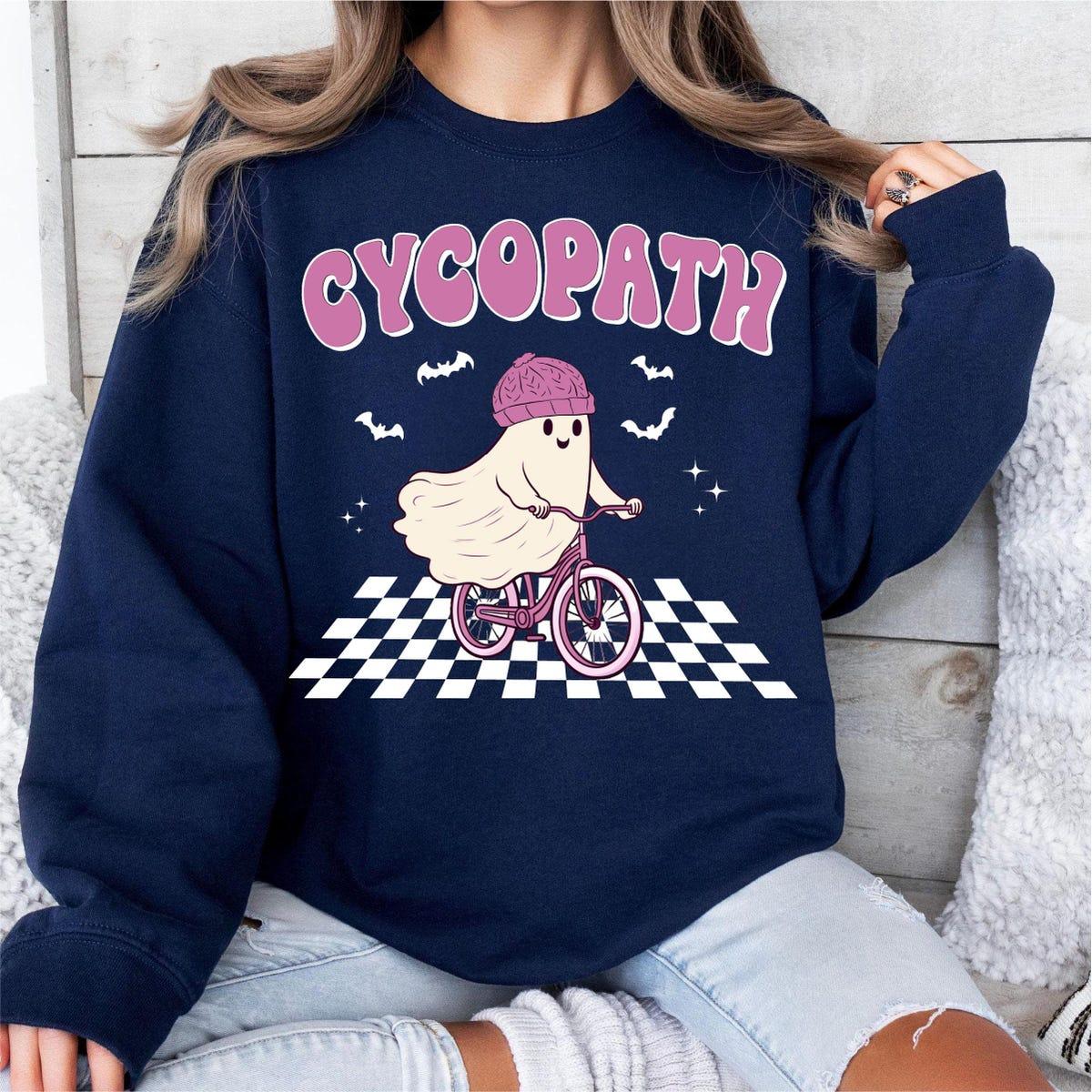 Cycopath Ghost Cycling Spooky Season Shirt 5