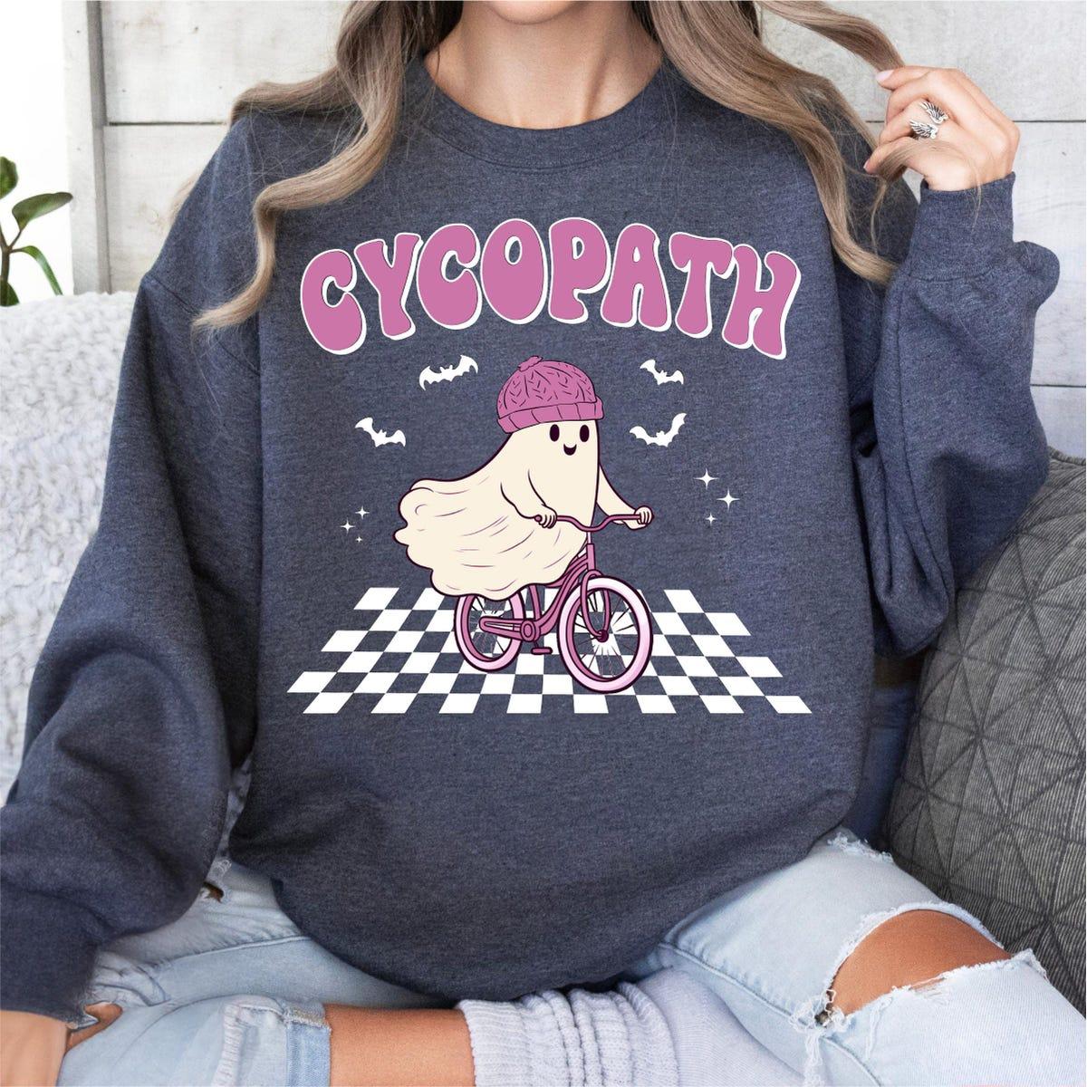 Cycopath Ghost Cycling Spooky Season Shirt 6