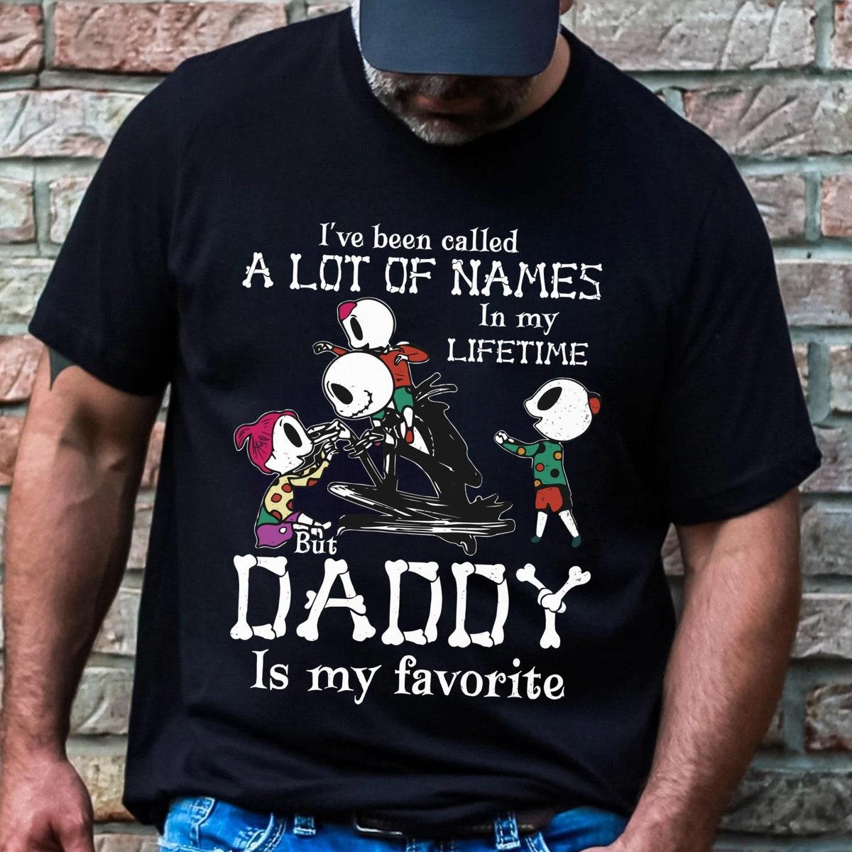 Daddy Is My Favorite Name Jack Skellington Shirt 1