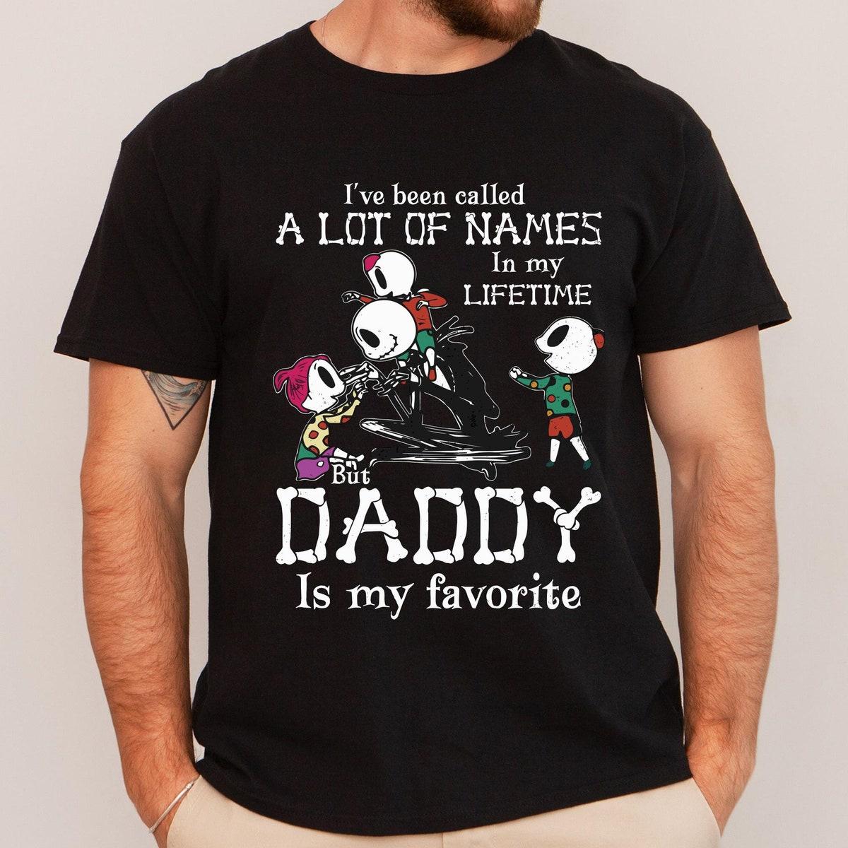 Daddy Is My Favorite Name Jack Skellington Shirt 2