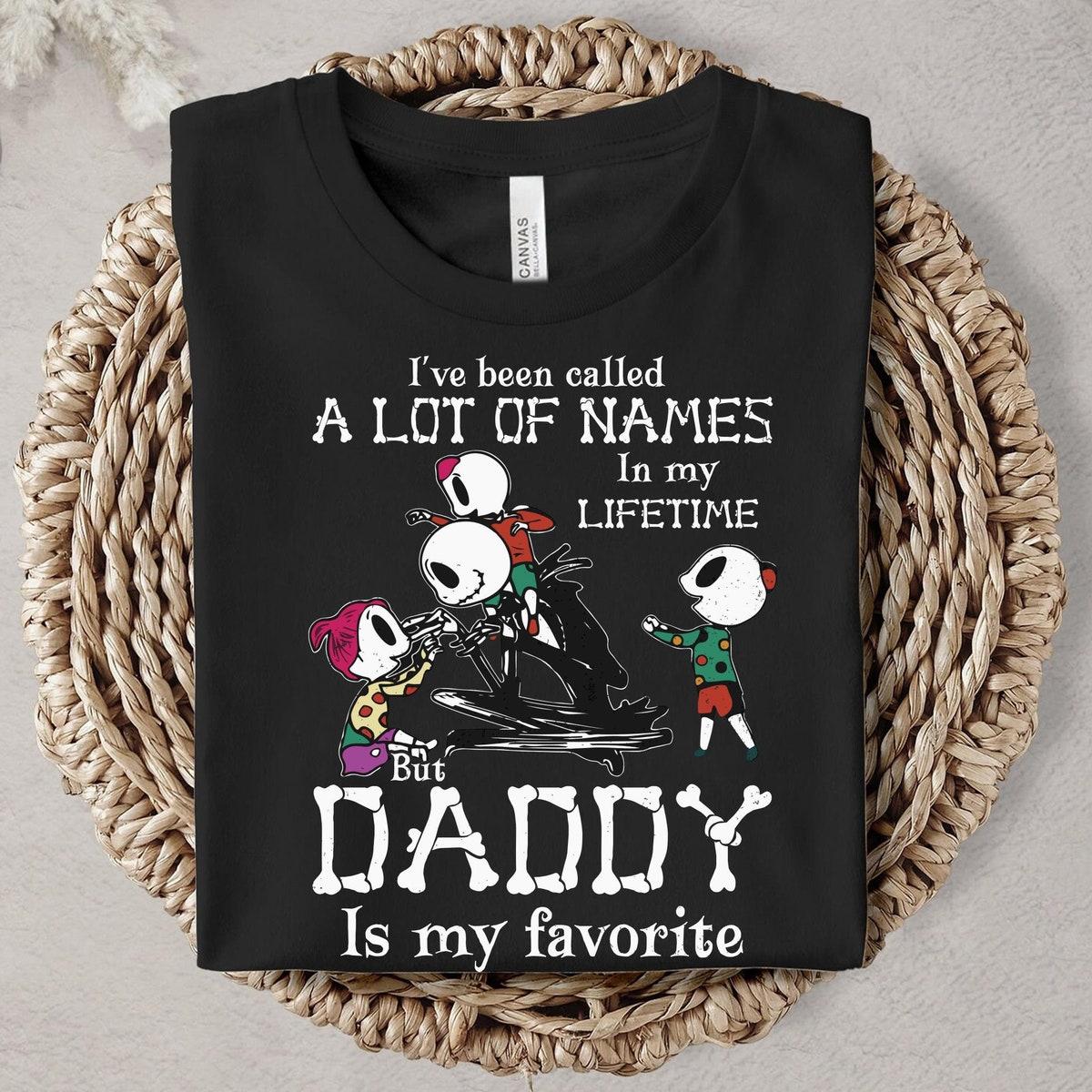 Daddy Is My Favorite Name Jack Skellington Shirt 3