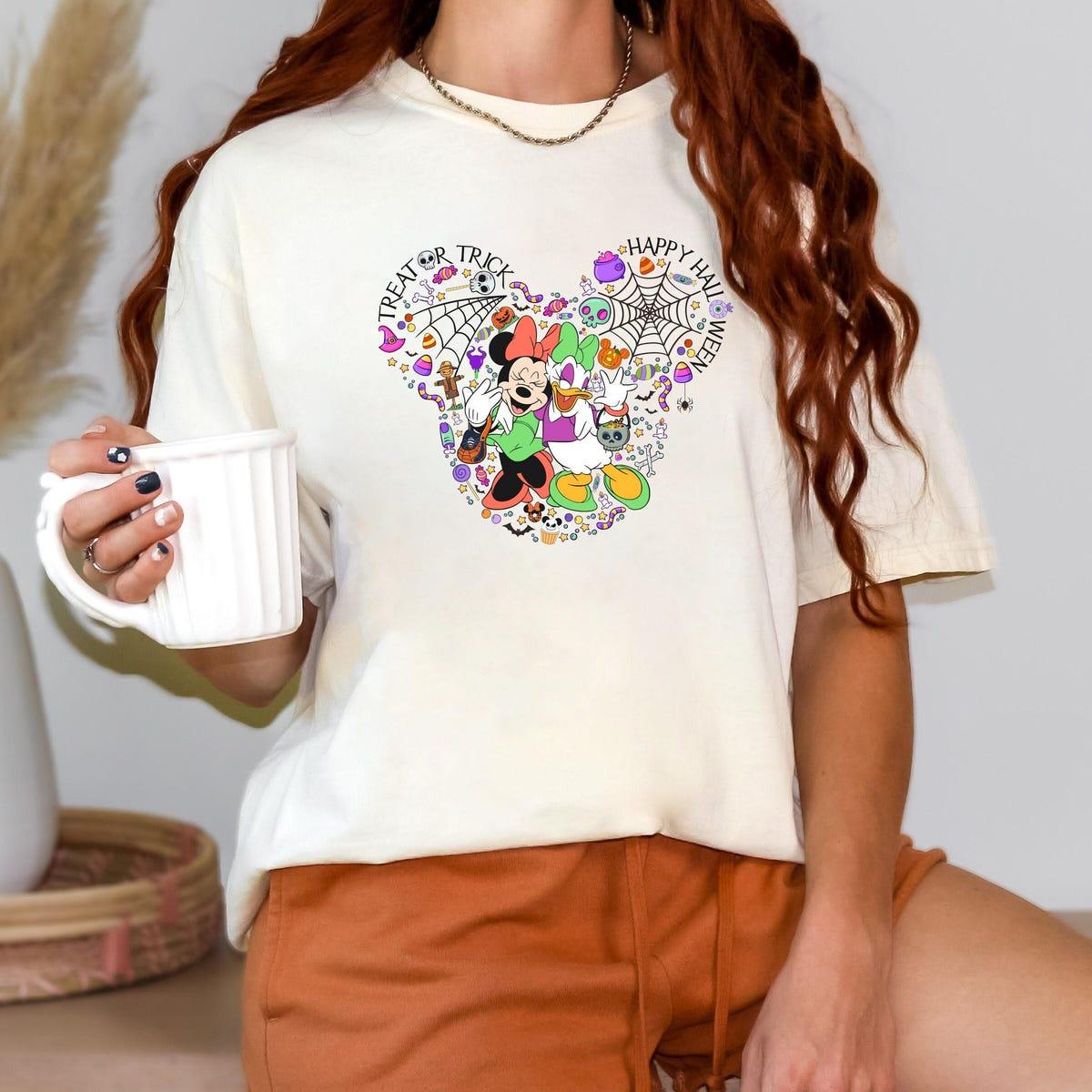 Daisy And Minnie Retro Halloween Walt Disney World Shirt 3