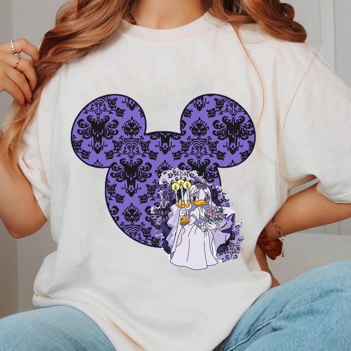 Daisy Duck Ghostly Bride Haunted Mansion Shirt 1