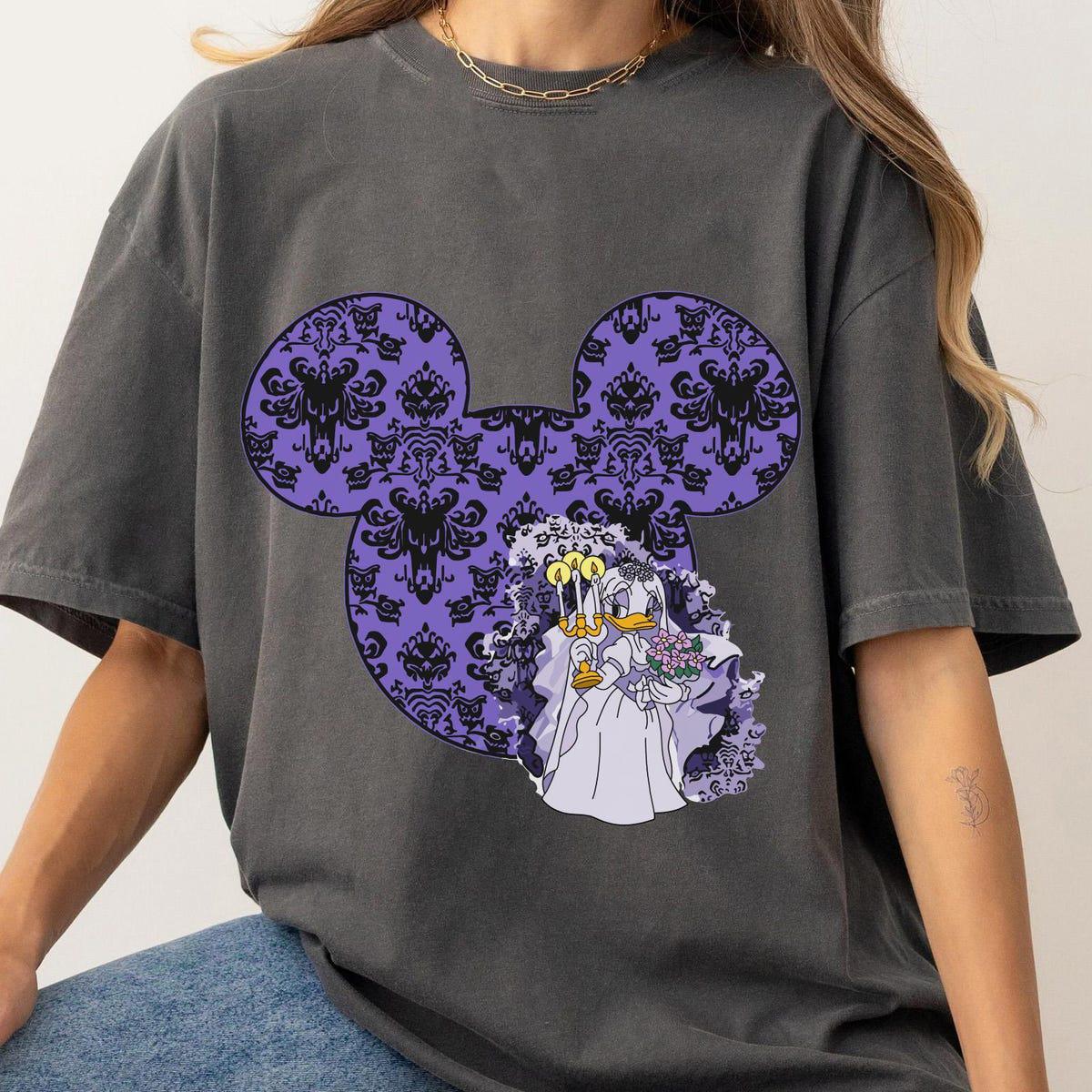 Daisy Duck Ghostly Bride Haunted Mansion Shirt 6