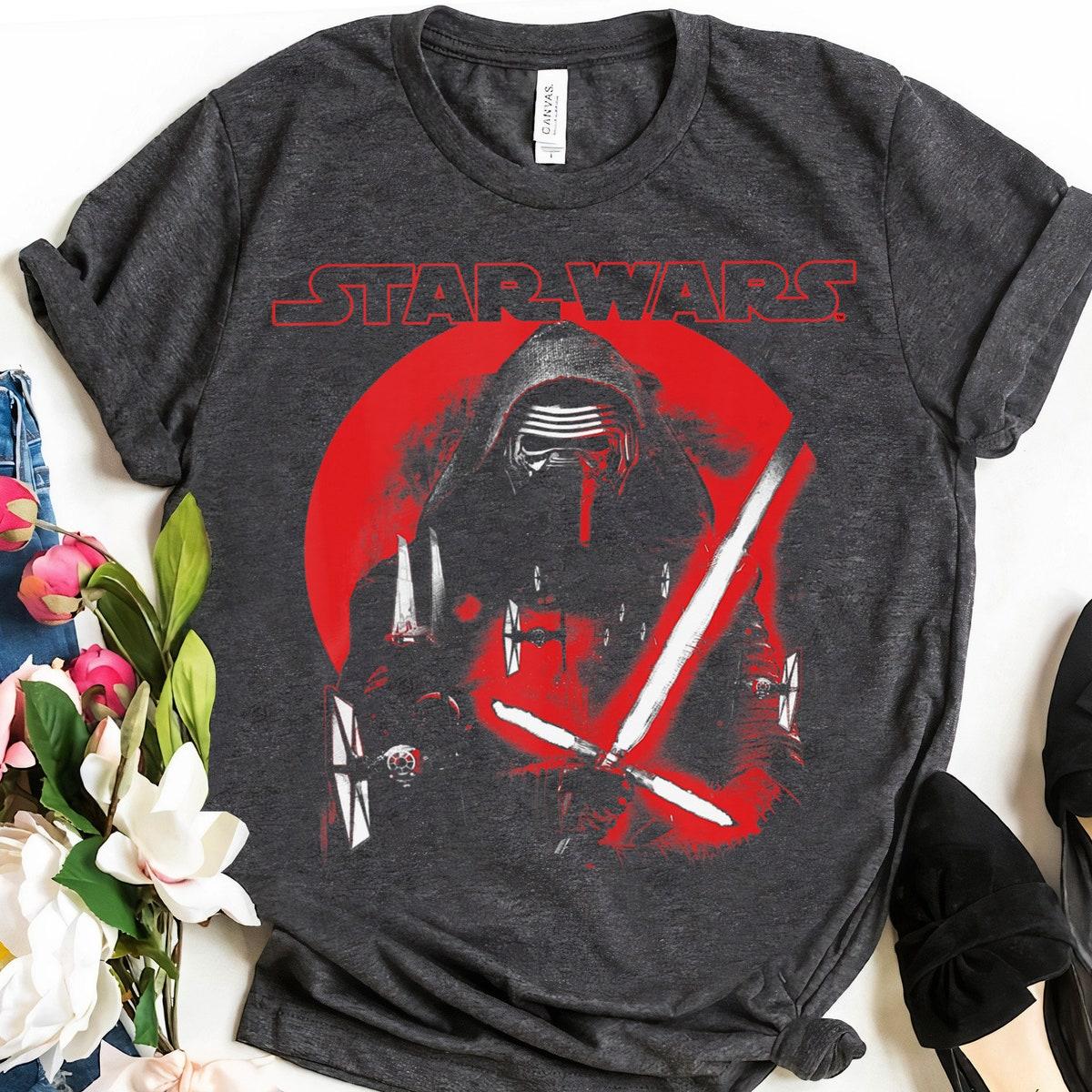 Dark Side Kylo Ren Sunset Poster Star Wars Shirt 2