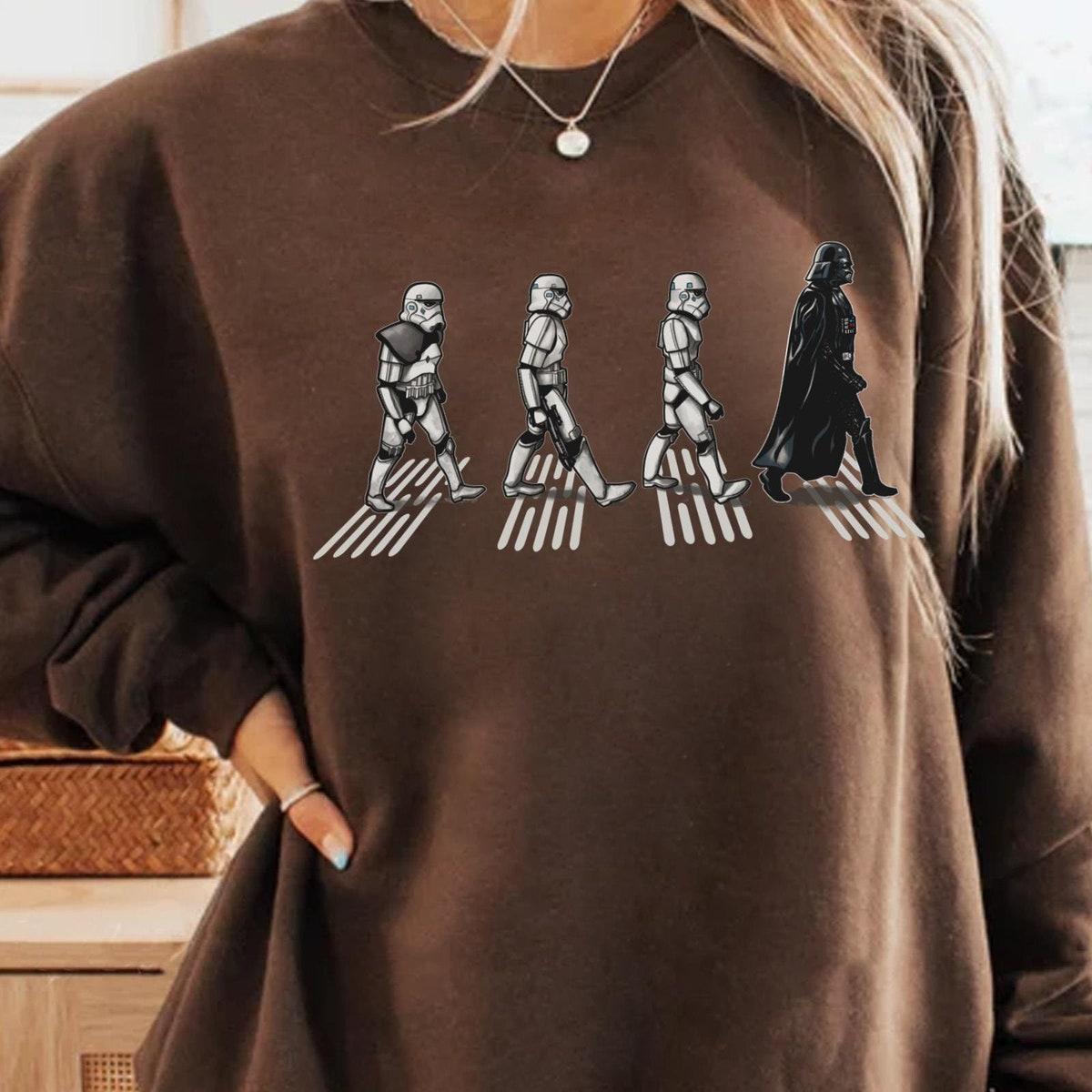 Darth Vader And Stormtrooper Abbey Road Halloween Shirt 3