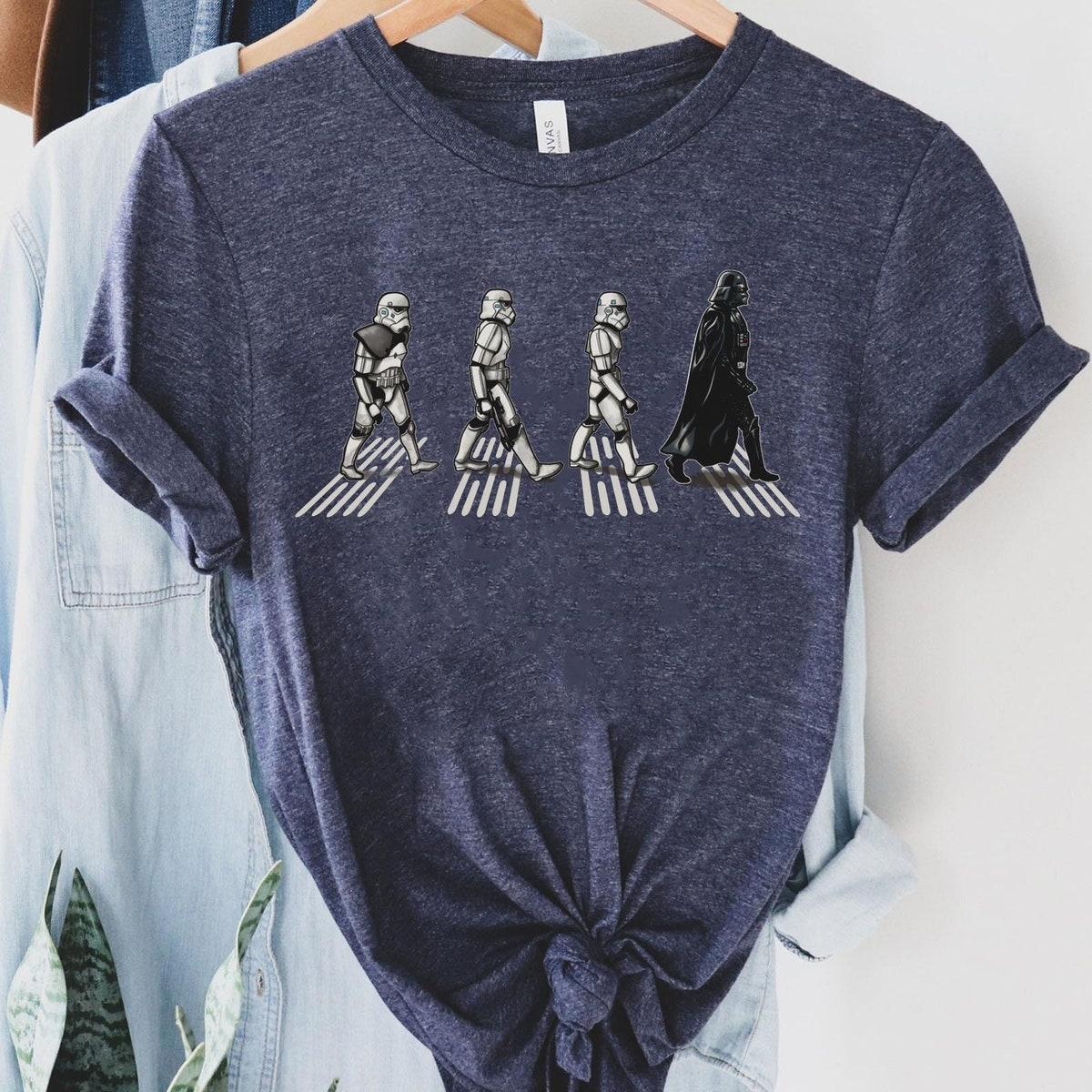 Darth Vader And Stormtrooper Abbey Road Halloween Shirt 4